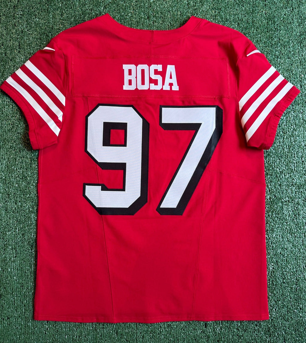 Nick Bosa San Francisco 49ers
Jersey #97 Nike Vapor FUSE Elite red Size 44 (Large) NFL