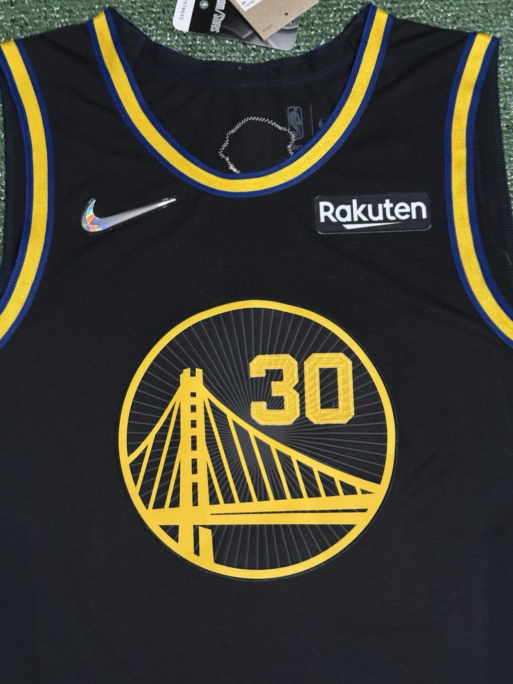 Steph Curry Golden State Warriors Jersey #30 Nike ADV Authentic Black Size 48 (L) NBA