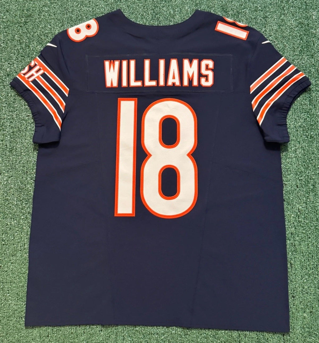 Caleb Williams Chicago Bears Jersey #18 Nike Vapor FUSE Elite Navy Size 48 (XL) NFL