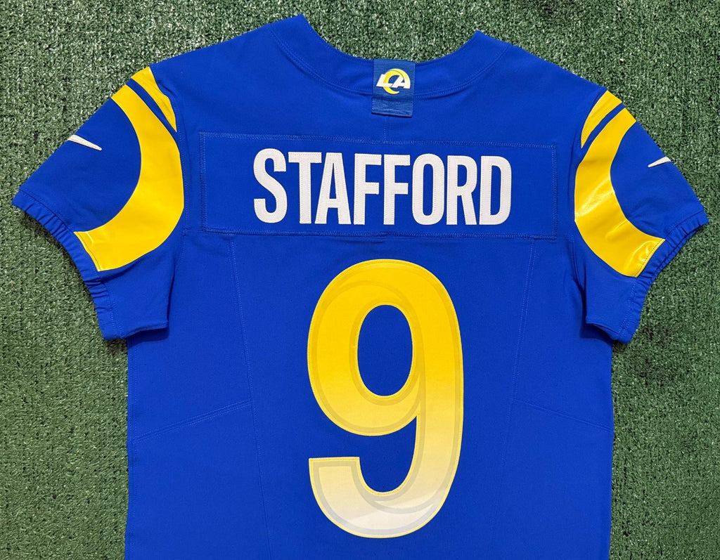 Matthew Stafford Los Angeles Rams Jersey #9 Nike Vapor FUSE Elite blue Size 40 (Medium) NFL
