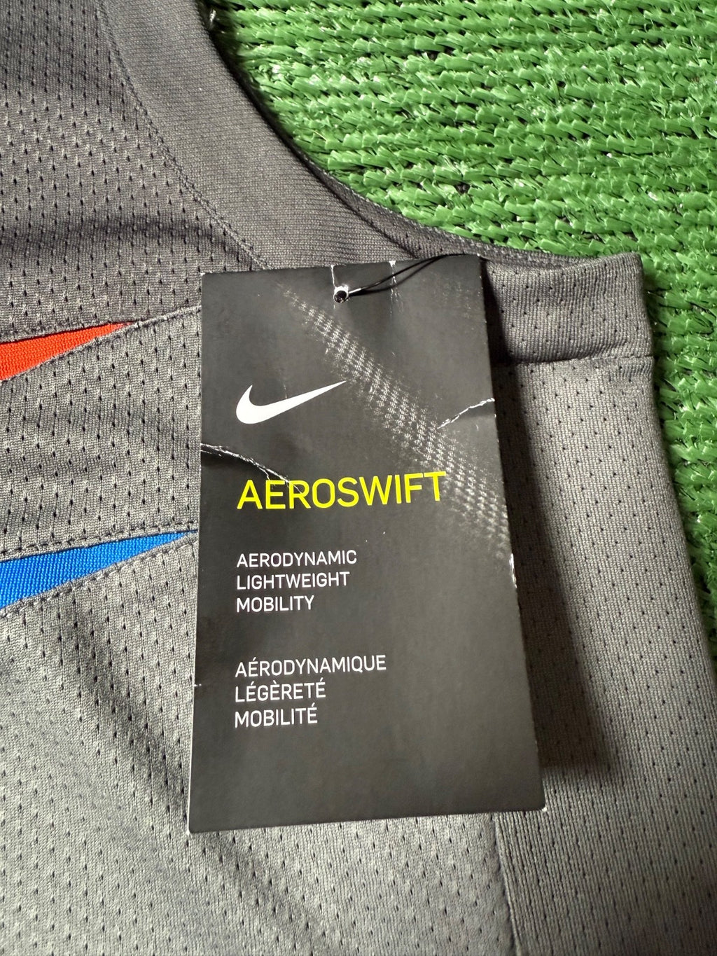 Russell Westbrook Oklahoma City Thunder Jersey #0 Nike Aeroswift Authentic Gray Size 44 (M) NBA