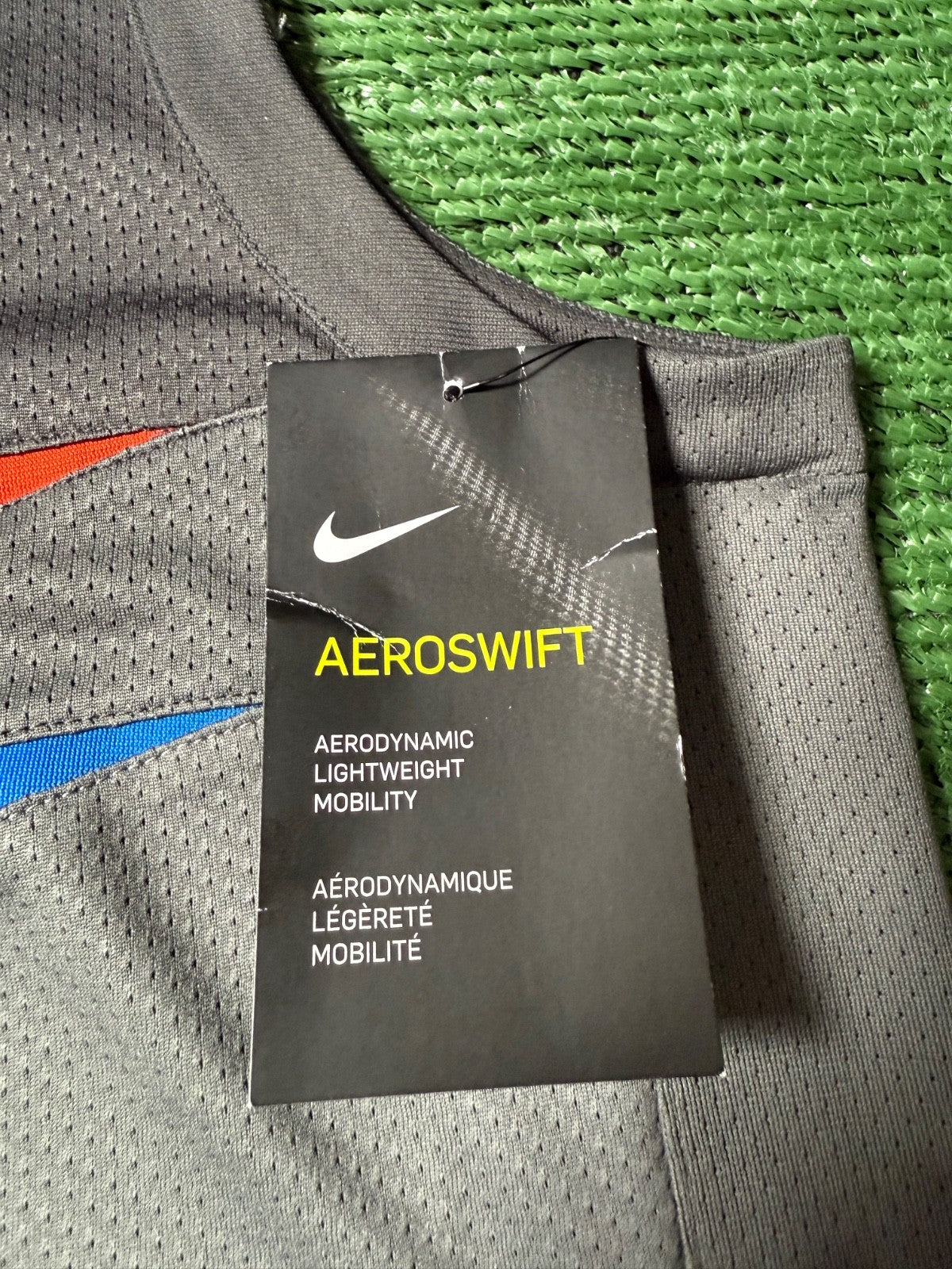Russell Westbrook Oklahoma City Thunder Jersey #0 Nike Aeroswift Authentic Gray Size 44 (M) NBA