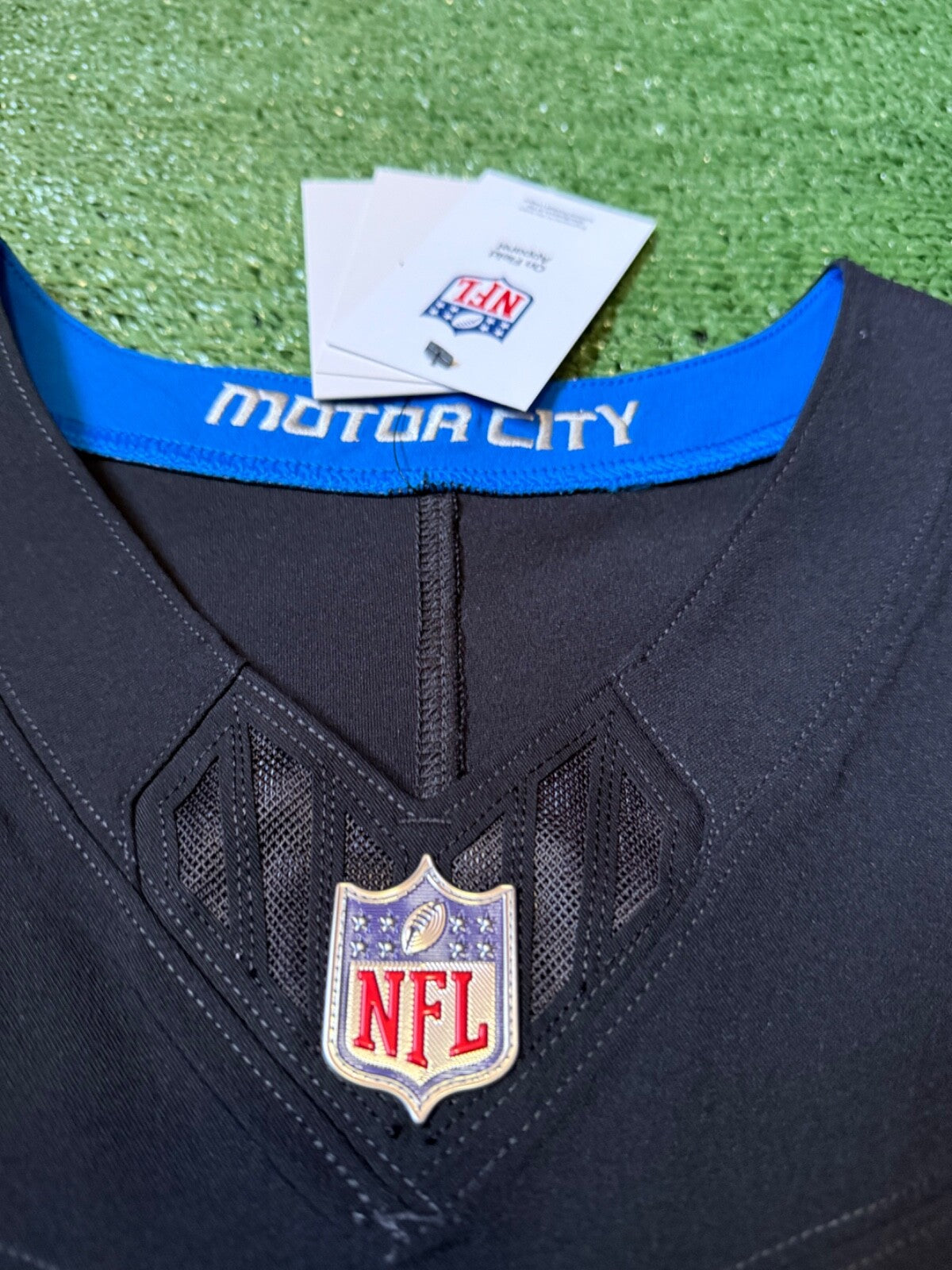 Jahmyr Gibbs Detroit Lions Jersey #26 Nike Vapor FUSE Elite Black Size 44 (Large) NFL