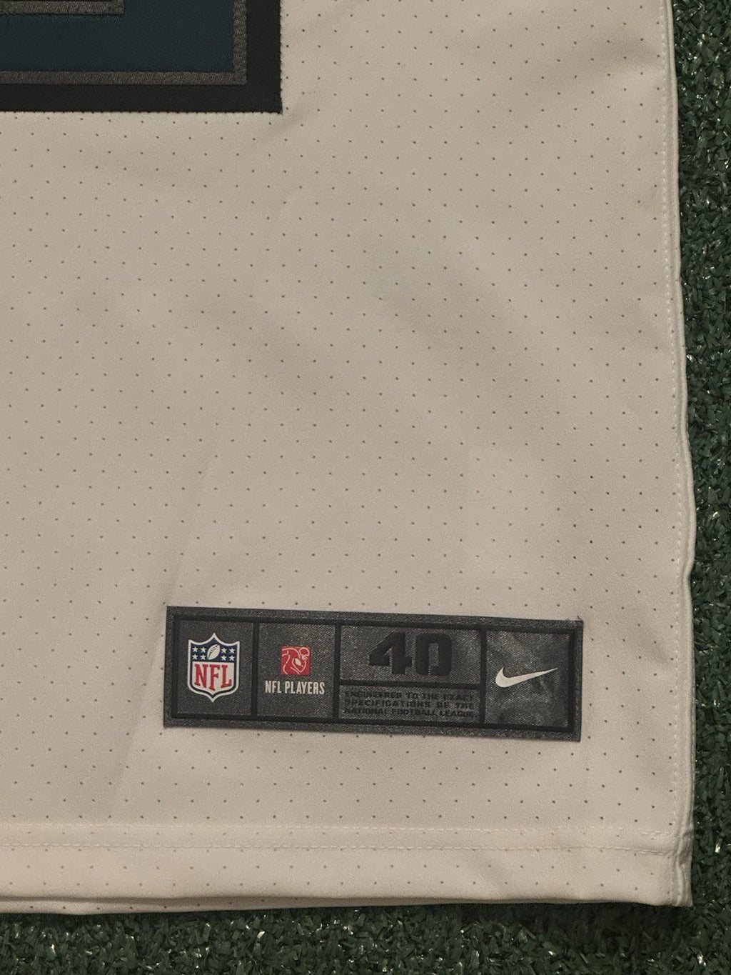Jason Kelce Philadelphia Eagles Jersey #62 Nike Vapor Elite White Size 40 (Medium) NFL