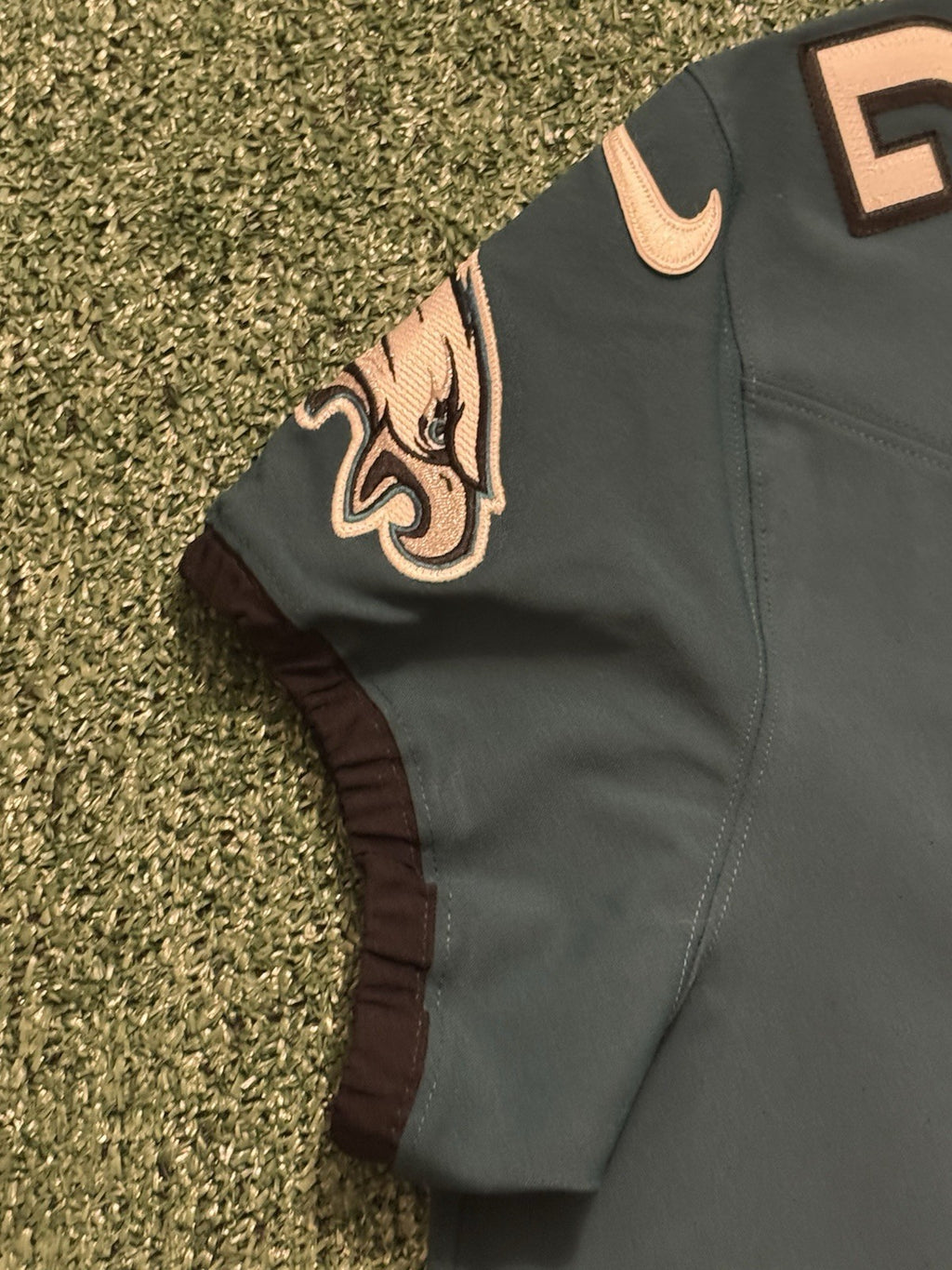 Jason Kelce Philadelphia Eagles Jersey #62 Nike Vapor FUSE Elite Green Size 48 (XL) NFL