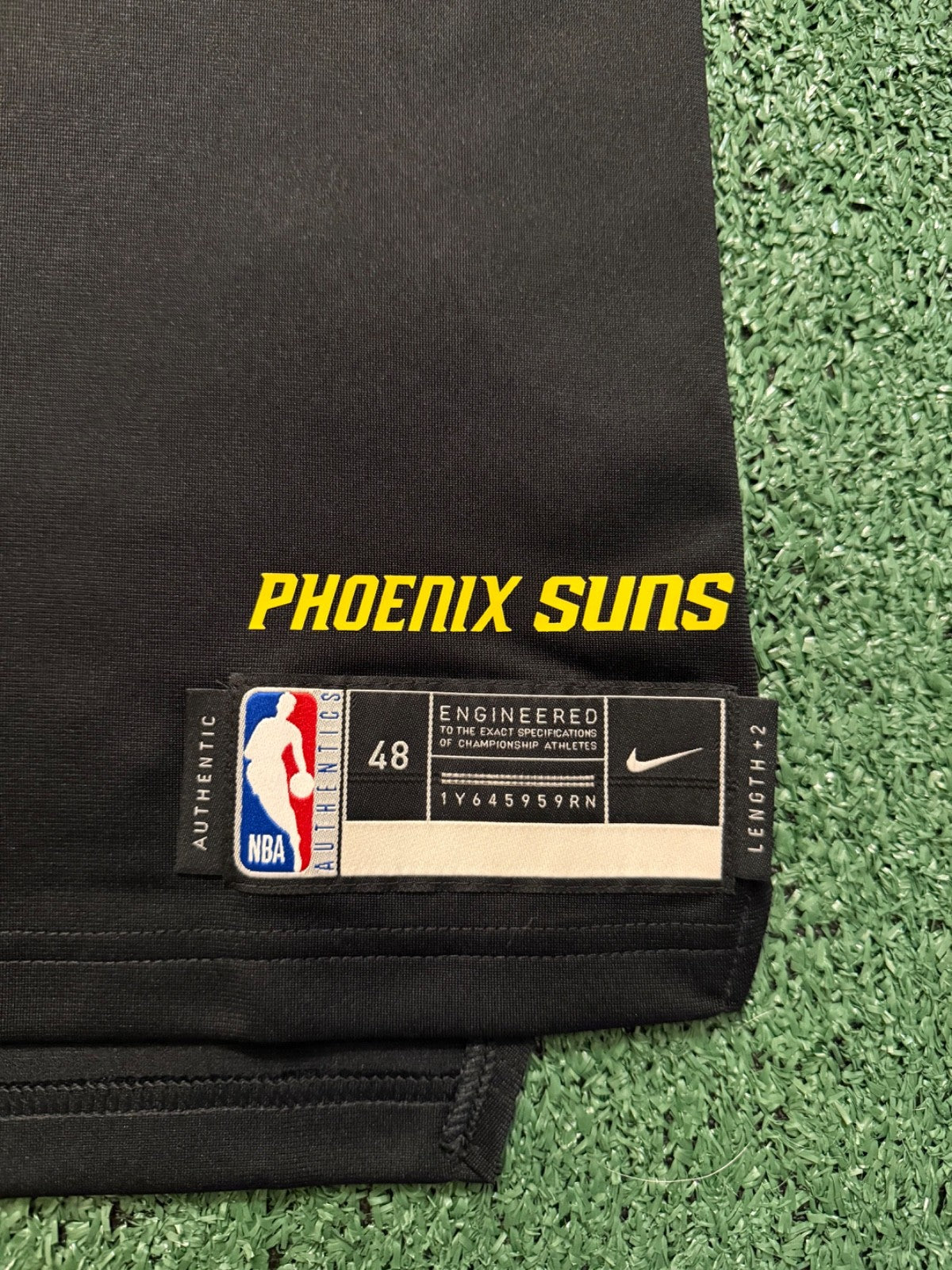 Devin Booker Phoenix Suns Jersey #1 Nike VaporKnit Authentic Black Size 48 (L) NBA