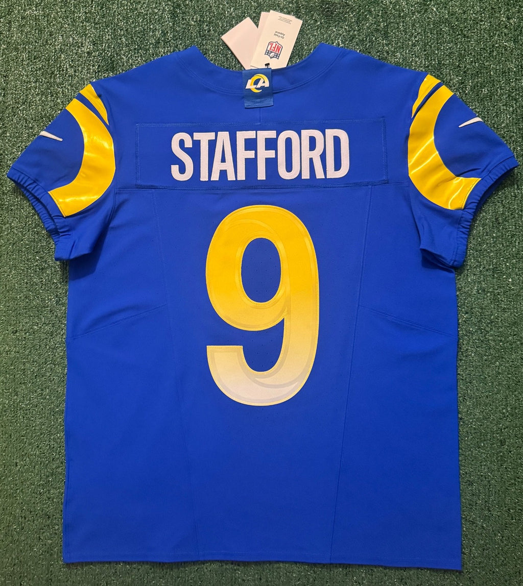 Matthew Stafford Los Angeles Rams Jersey #9 Nike Vapor FUSE Elite blue Size 44 (Large) NFL