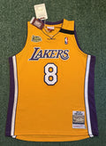 Kobe Bryant Los Angeles Lakers Jersey #24 Mitchell & Ness Authentic Gold Size 44 (L) NBA