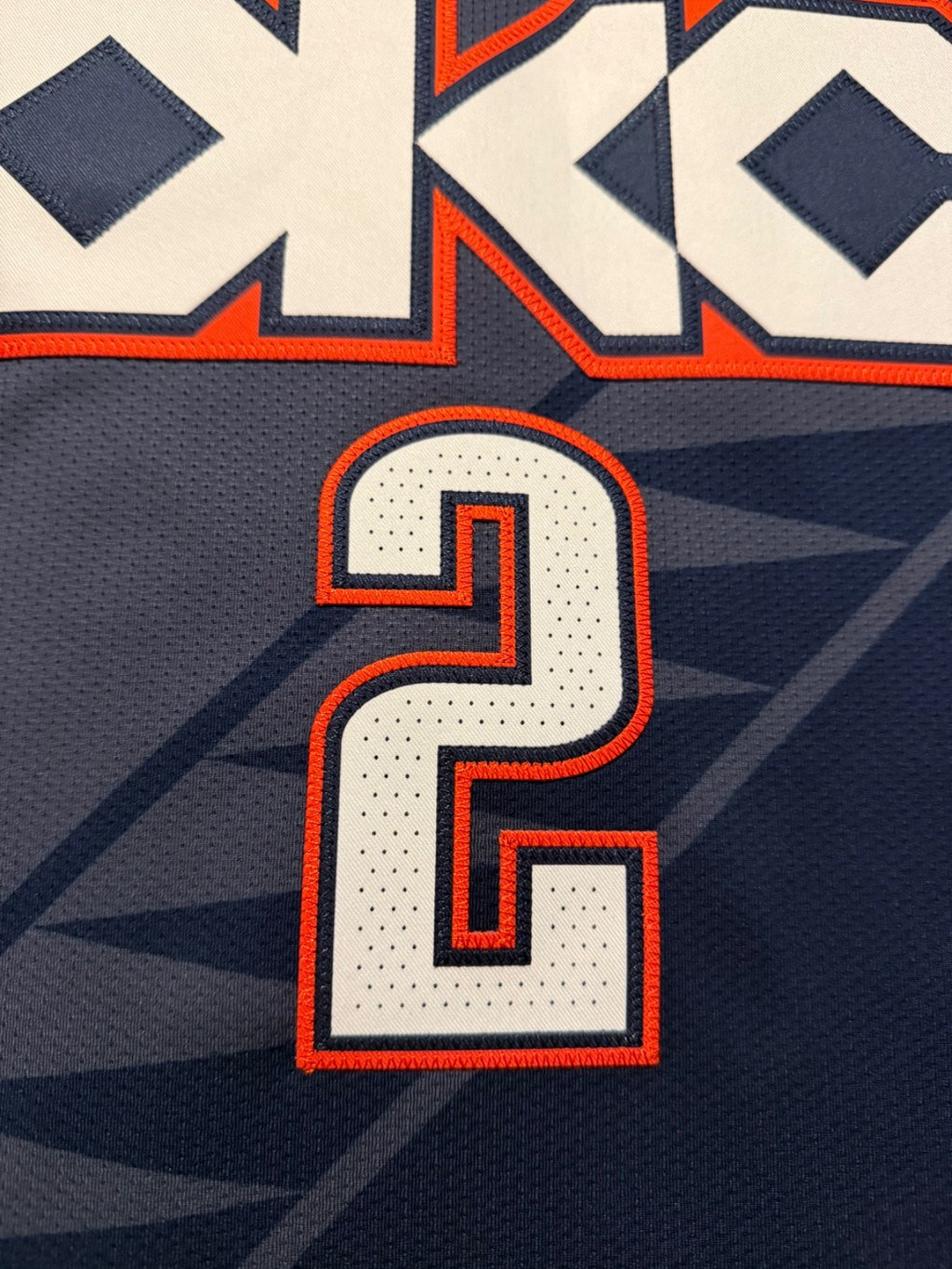Shai Gilgeous-Alexander Oklahoma City Thunder Jersey #2 Nike ADV Authentic Blue Size 44 (M) NBA