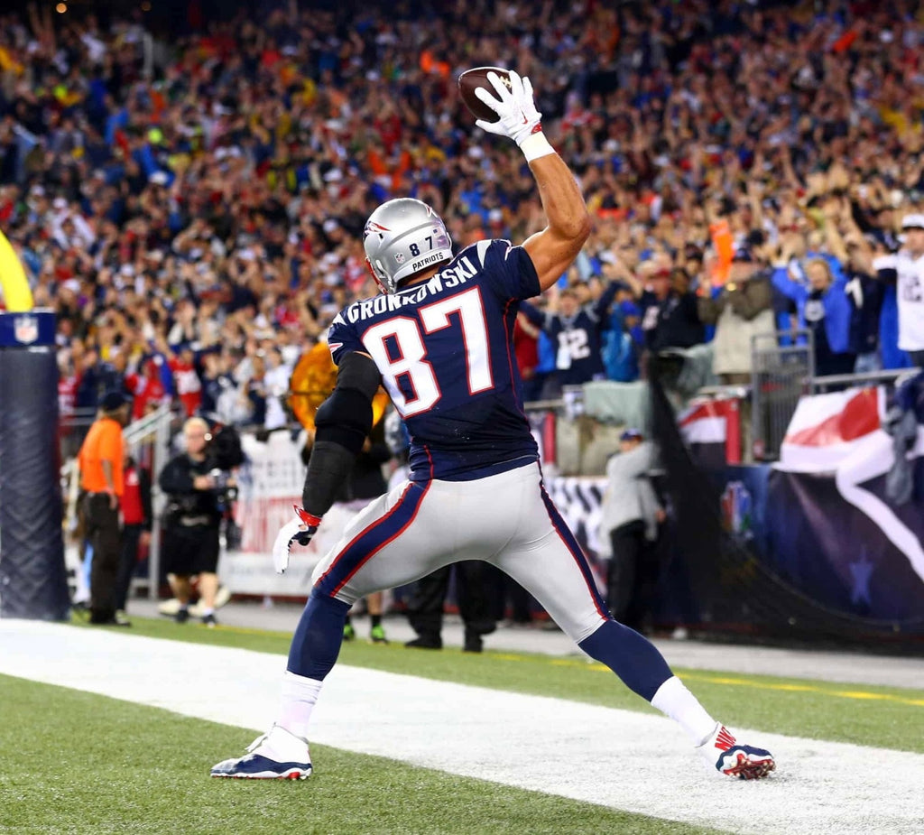 Rob Gronkowski New England Patriots Jersey #87 Nike Vapor Elite Blue Size 44 (L) NFL