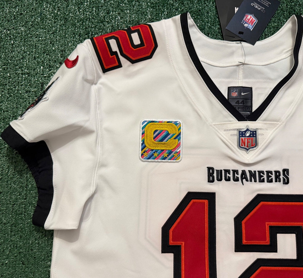 Tom Brady Tampa Bay Buccaneers Jersey #12 Nike Vapor Elite White size 44 (Large) NFL