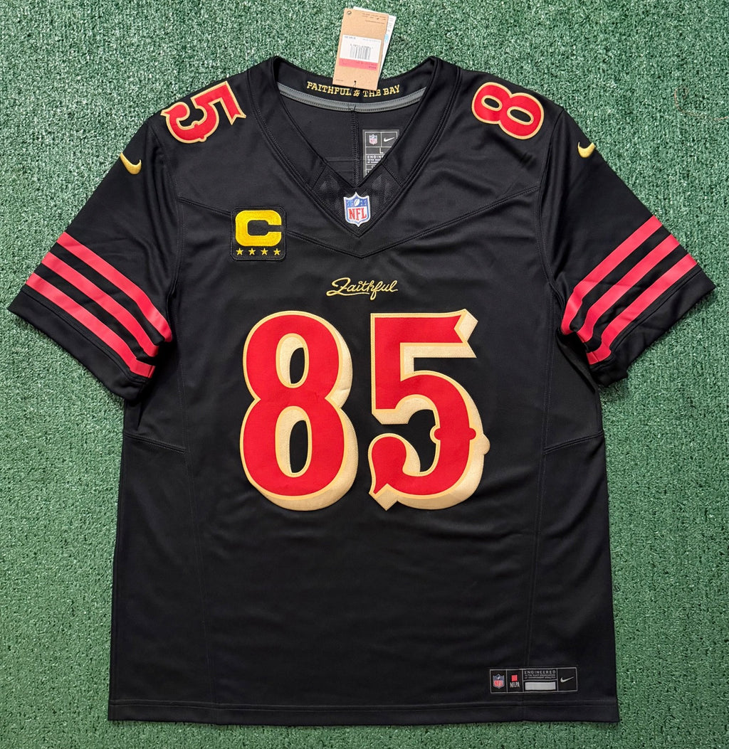 George Kittle San Francisco 49ers
Jersey #85 Nike FUSE Rivalry Black 
Size (Large) NFL