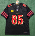 George Kittle San Francisco 49ers
Jersey #85 Nike FUSE Rivalry Black 
Size (Large) NFL
