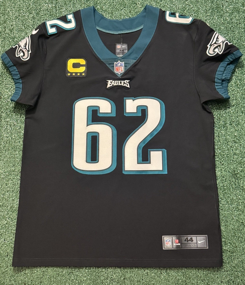 Jason Kelce Philadelphia Eagles Jersey #62 Nike Vapor Elite Black size 44 (Large) NFL