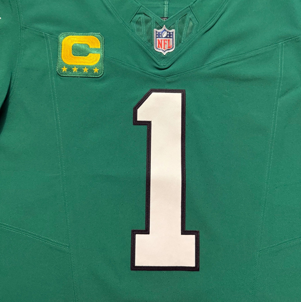 Jalen Hurts Philadelphia Eagles Jersey #1 Nike Vapor FUSE Elite Kelly Green size 40 (Medium) NFL