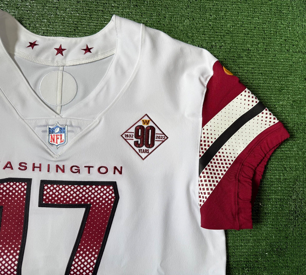 Terry McLaurin Washington Commanders Jersey #17 Nike Vapor Elite White Size 44 (Large) NFL