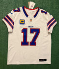 Josh Allen Buffalo Bills Jersey #17 Nike Vapor Fuse Elite White Size 44 (L) NFL