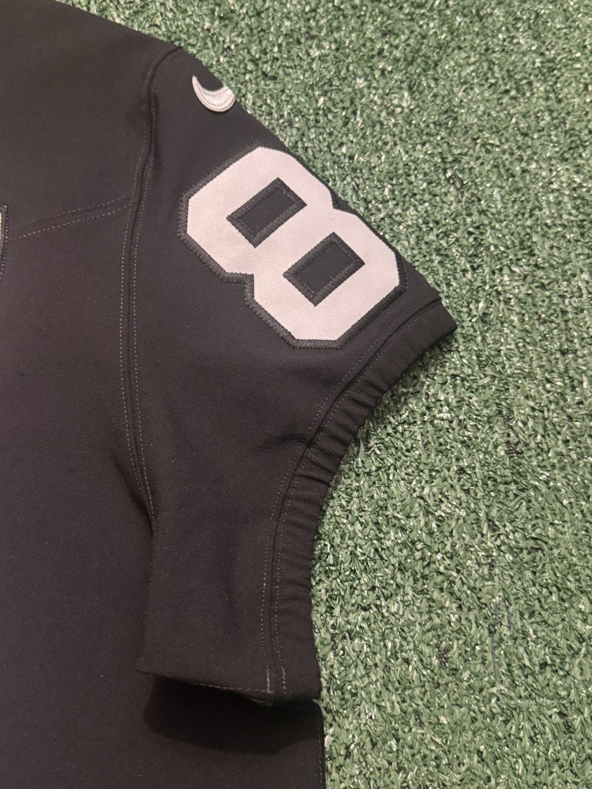 Brock Bowers Las Vegas Raiders Jersey #89 Nike Vapor Fuse Elite Black Size 48 (XL) NFL