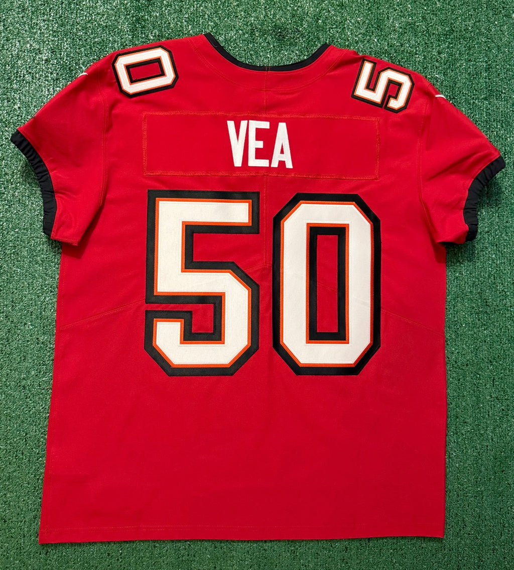 Vita Vea Tampa Bay Buccaneers Jersey #50 Nike Vapor Elite Red Size 48 (XL) NFL