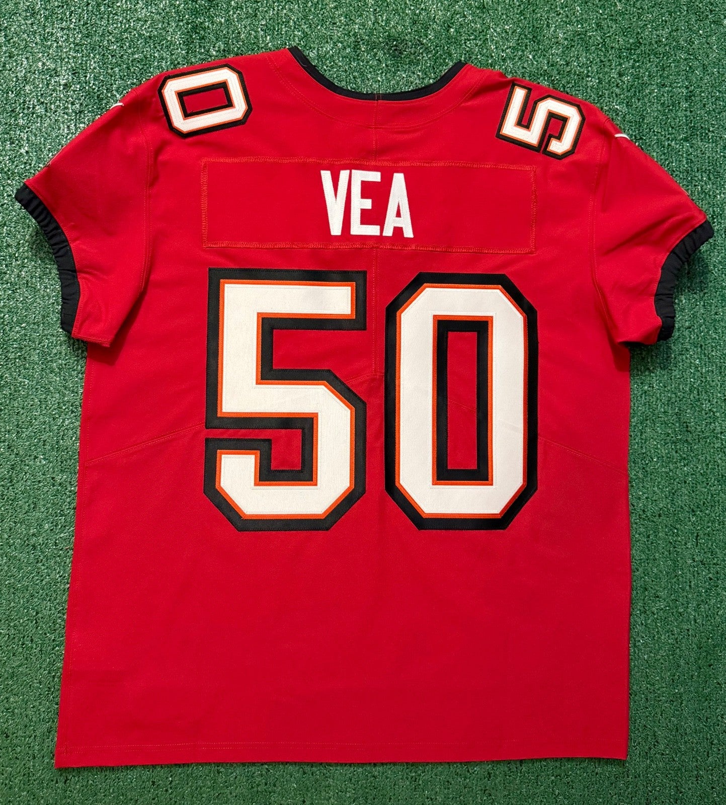 Vita Vea Tampa Bay Buccaneers Jersey #50 Nike Vapor Elite Red Size 48 (XL) NFL