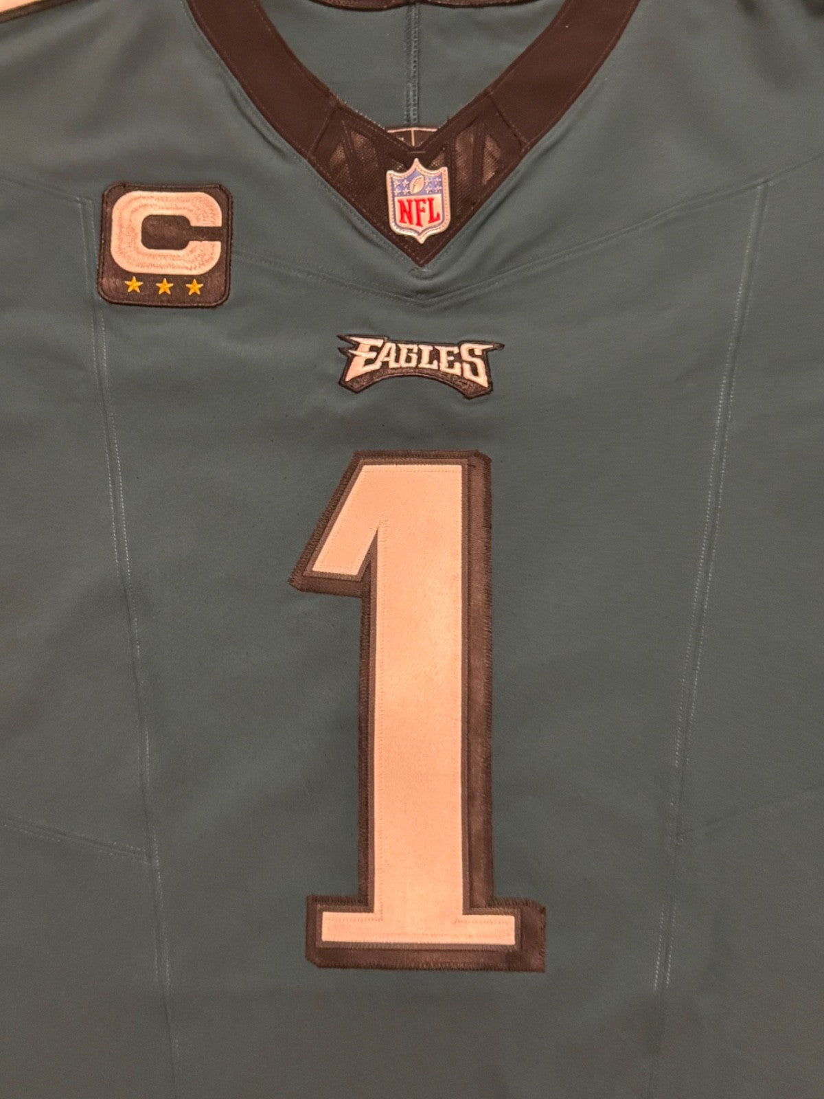 Jalen Hurts Philadelphia Eagles Jersey #1 Nike Vapor FUSE Elite Green size 48 (XL) NFL
