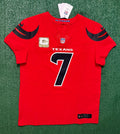 CJ Stroud Houston Texans Jersey #7 Nike Vapor Fuse Elite Red Size 44 (L) NFL