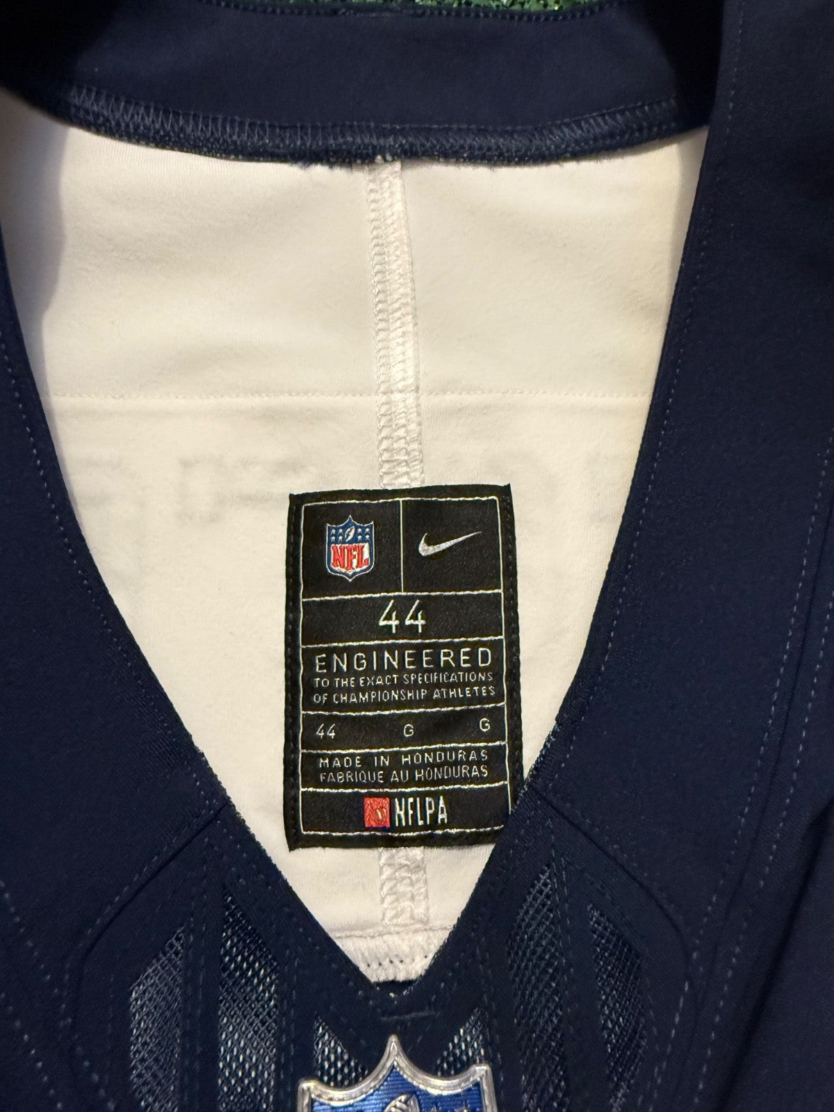 Dak Prescott Dallas Cowboys Jersey #4 Nike Vapor Fuse Elite Navy Size 44 (Large) NFL