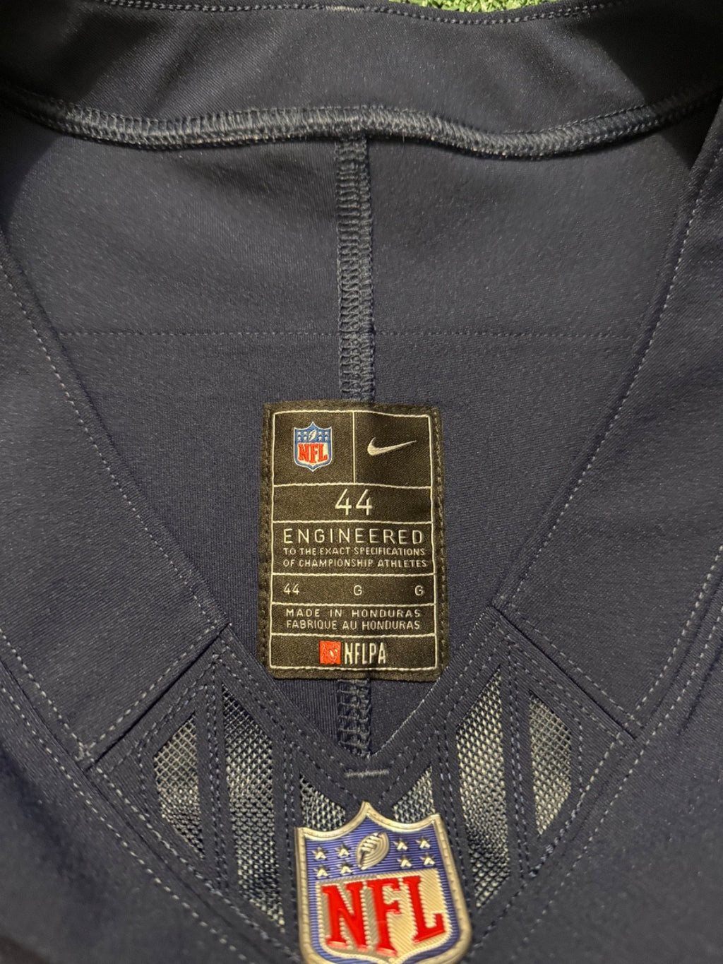 Jordan Love Green Bay Packers Jersey #10 Nike Vapor FUSE Elite Navy Size 44 (Large) NFL