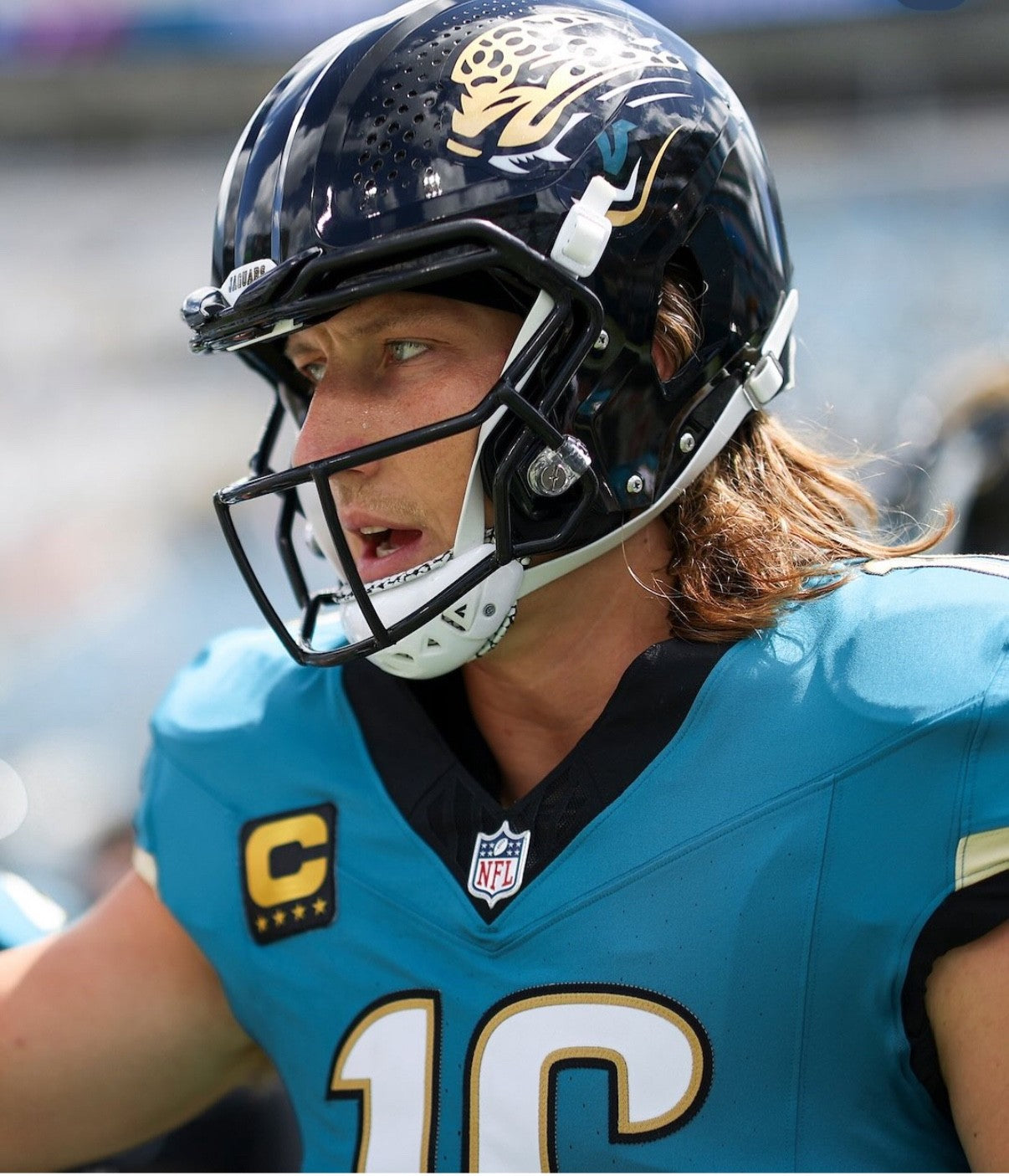 Trevor Lawrence Jacksonville Jaguars Jersey #16 Nike Vapor Fuse Elite Teal Size 44 (L) NFL