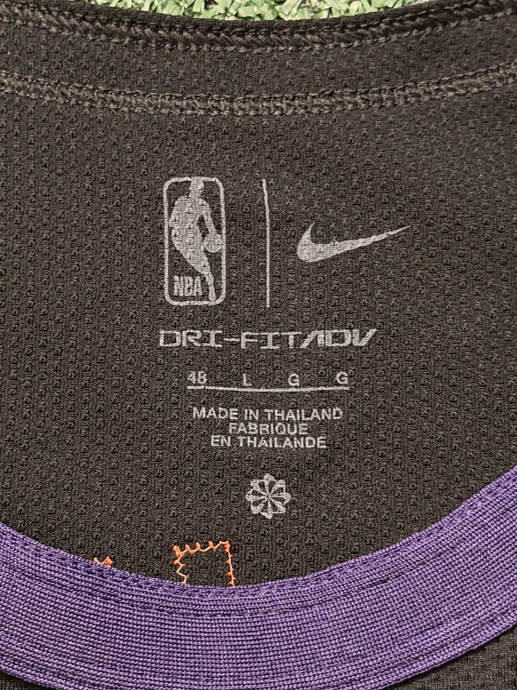 Devin Booker Phoenix Suns Jersey #1 Nike ADV Authentic Black Size 48 (L) NBA