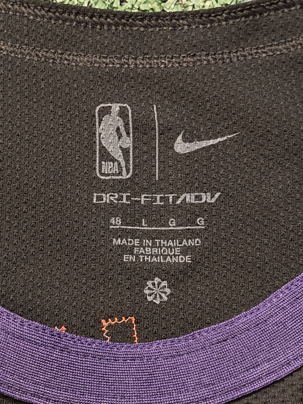 Devin Booker Phoenix Suns Jersey #1 Nike ADV Authentic Black Size 48 (L) NBA
