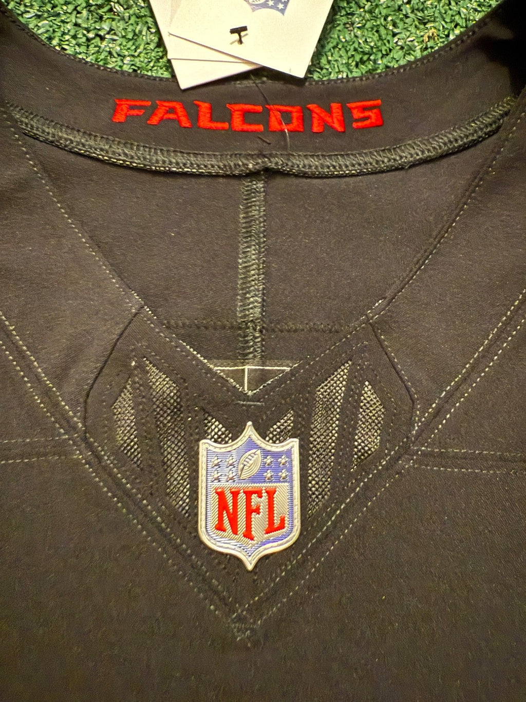 Bijan Robinson Atlanta Falcons Jersey #7 Nike Vapor FUSE Elite Black Size 44 (Large) NFL
