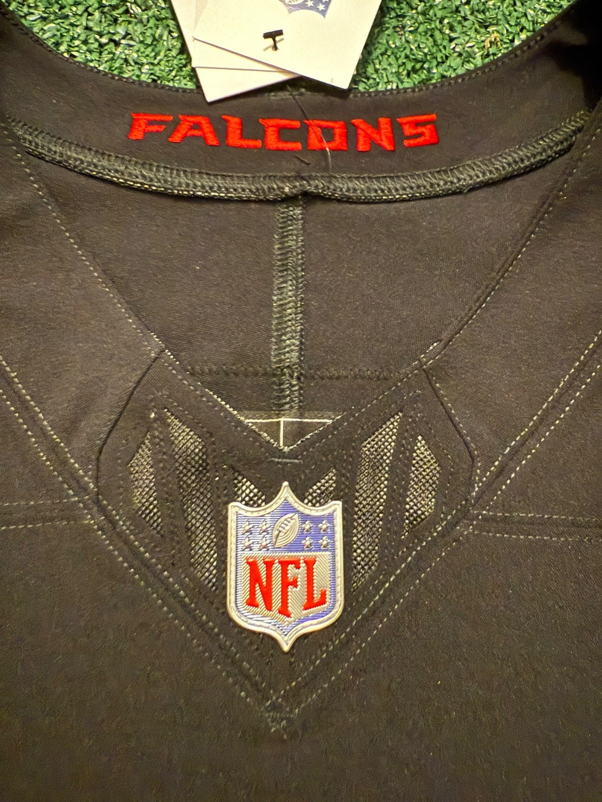 Bijan Robinson Atlanta Falcons Jersey #7 Nike Vapor FUSE Elite Black Size 44 (Large) NFL