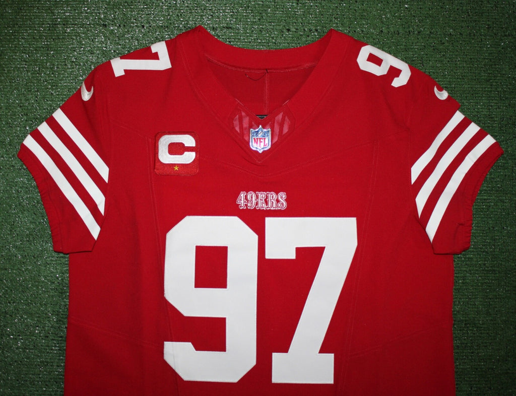 Nick Bosa San Francisco 49ers
Jersey #97 Nike Vapor FUSE Elite red Size 44 (Large) NFL