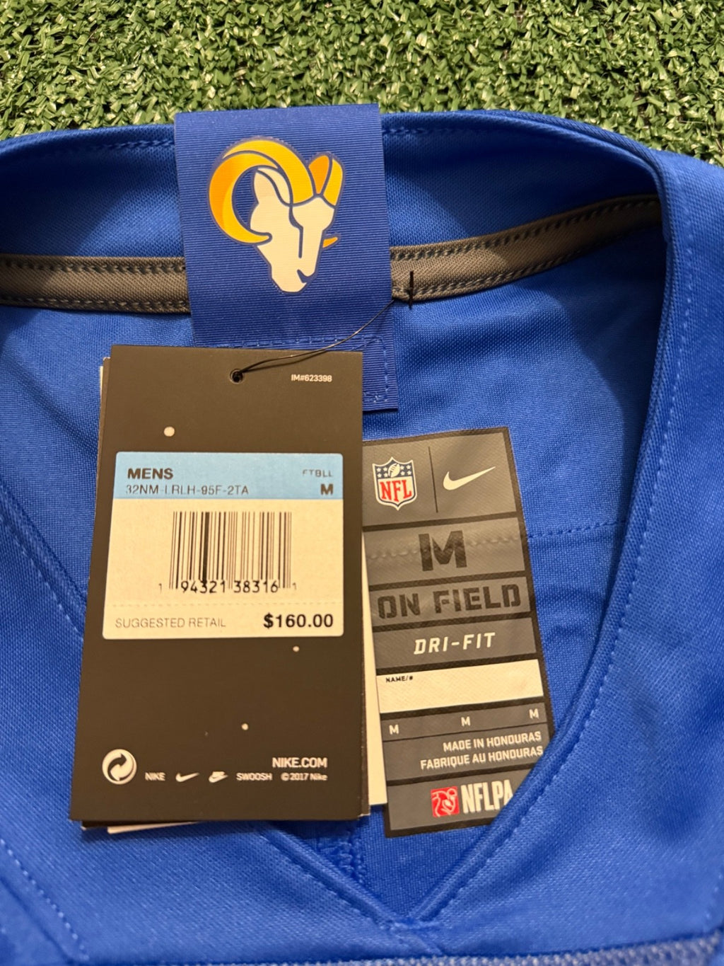 Aaron Donald Los Angeles Rams Jersey #99 Nike Vapor Limited Blue Size (Medium) NFL