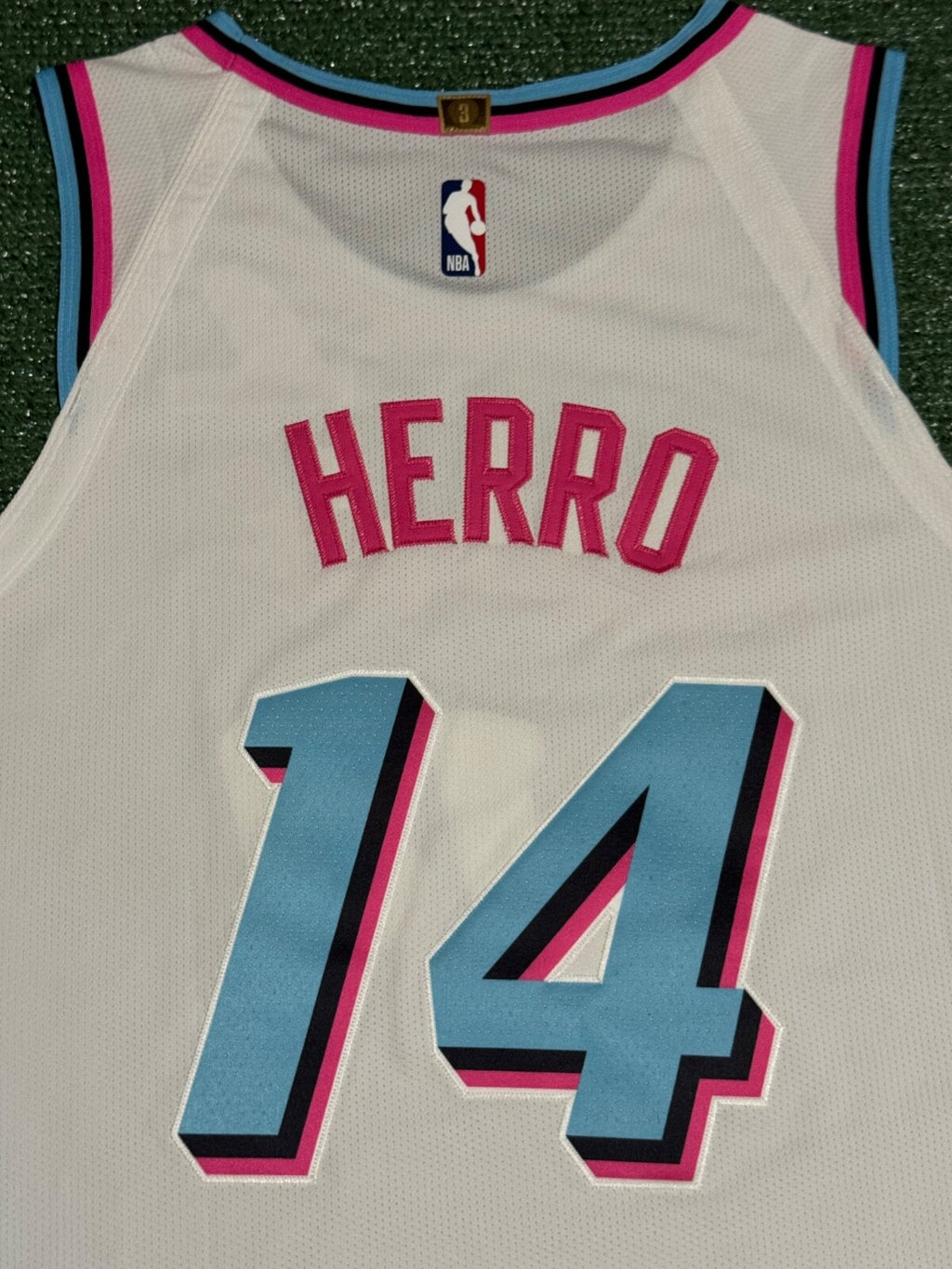 Tyler Herro Miami Heat Jersey #14 Nike ADV Authentic White Size 48 (Large) NBA