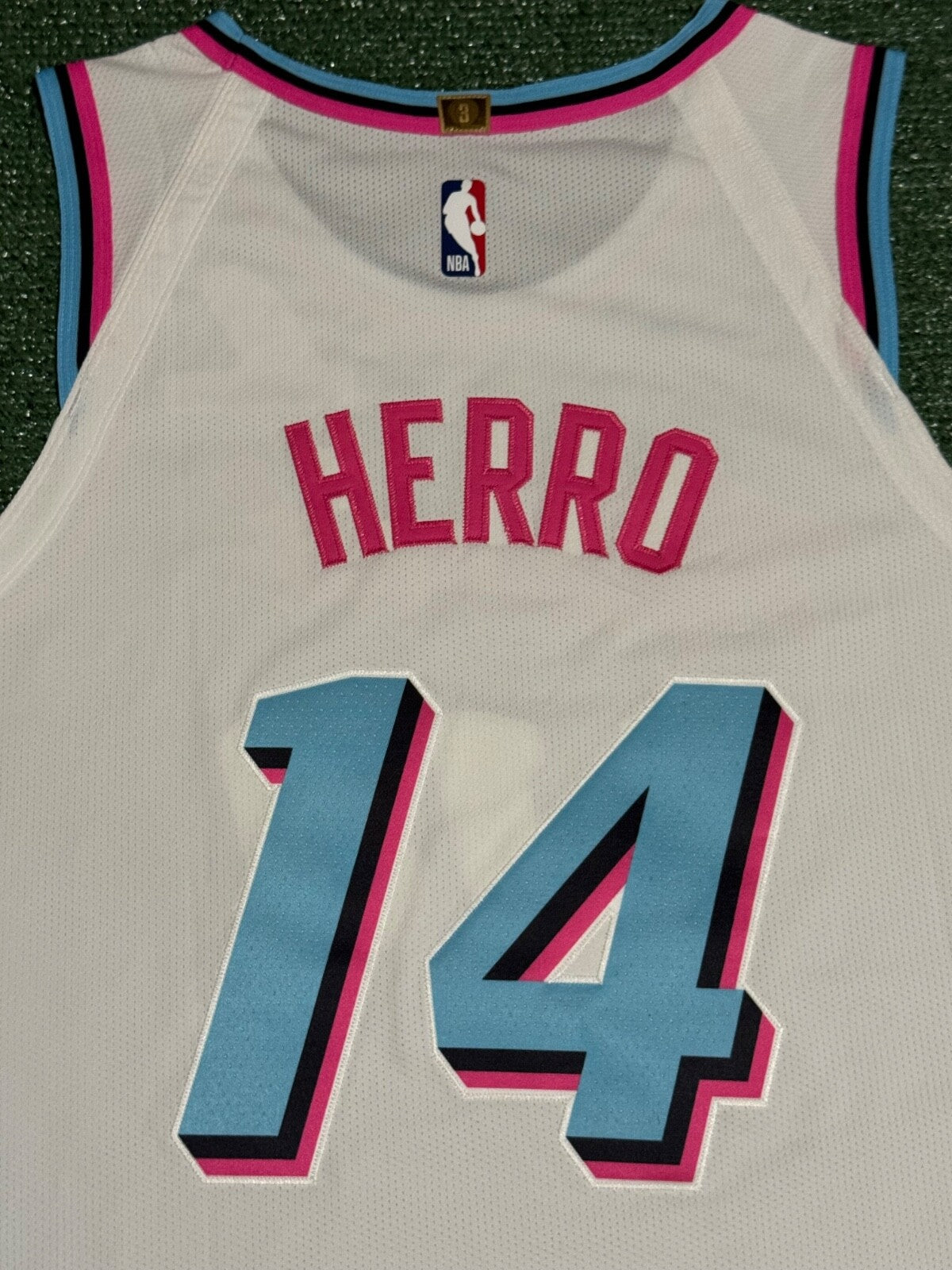 Tyler Herro Miami Heat Jersey #14 Nike ADV Authentic White Size 48 (Large) NBA