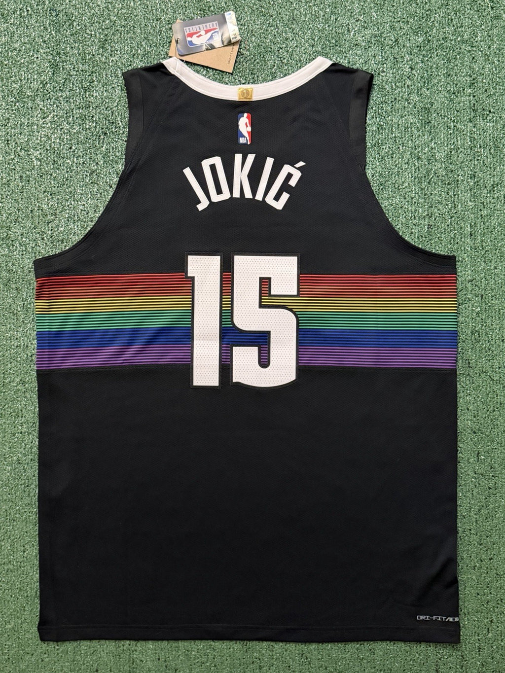 Nikola Jokic Denver Nuggets Jersey #15 Nike ADV Authentic Black Size 52 (XL) NBA