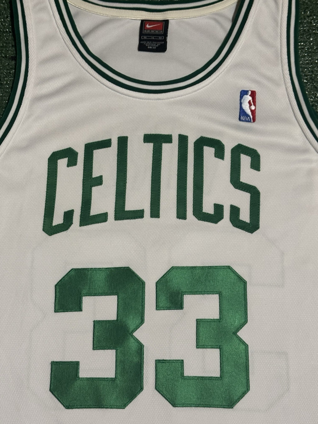 Larry Bird Boston Celtics Jersey #33 Nike Authentic White Size 48 (XL) NBA