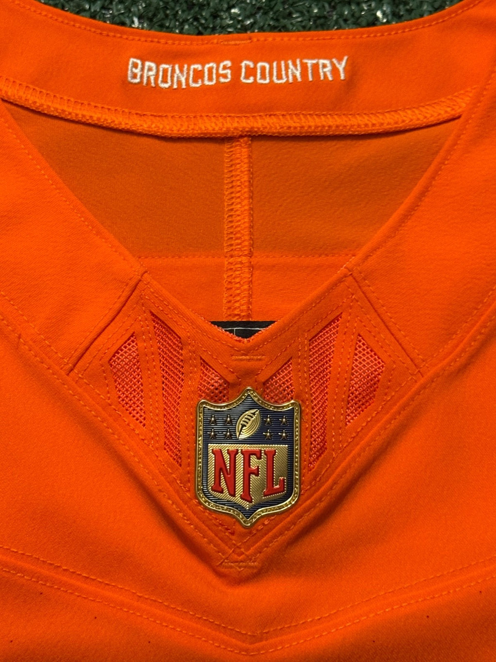 Pat Surtain II Denver Broncos Jersey #2 Nike Vapor Fuse Elite Orange Size 44 (L) NFL