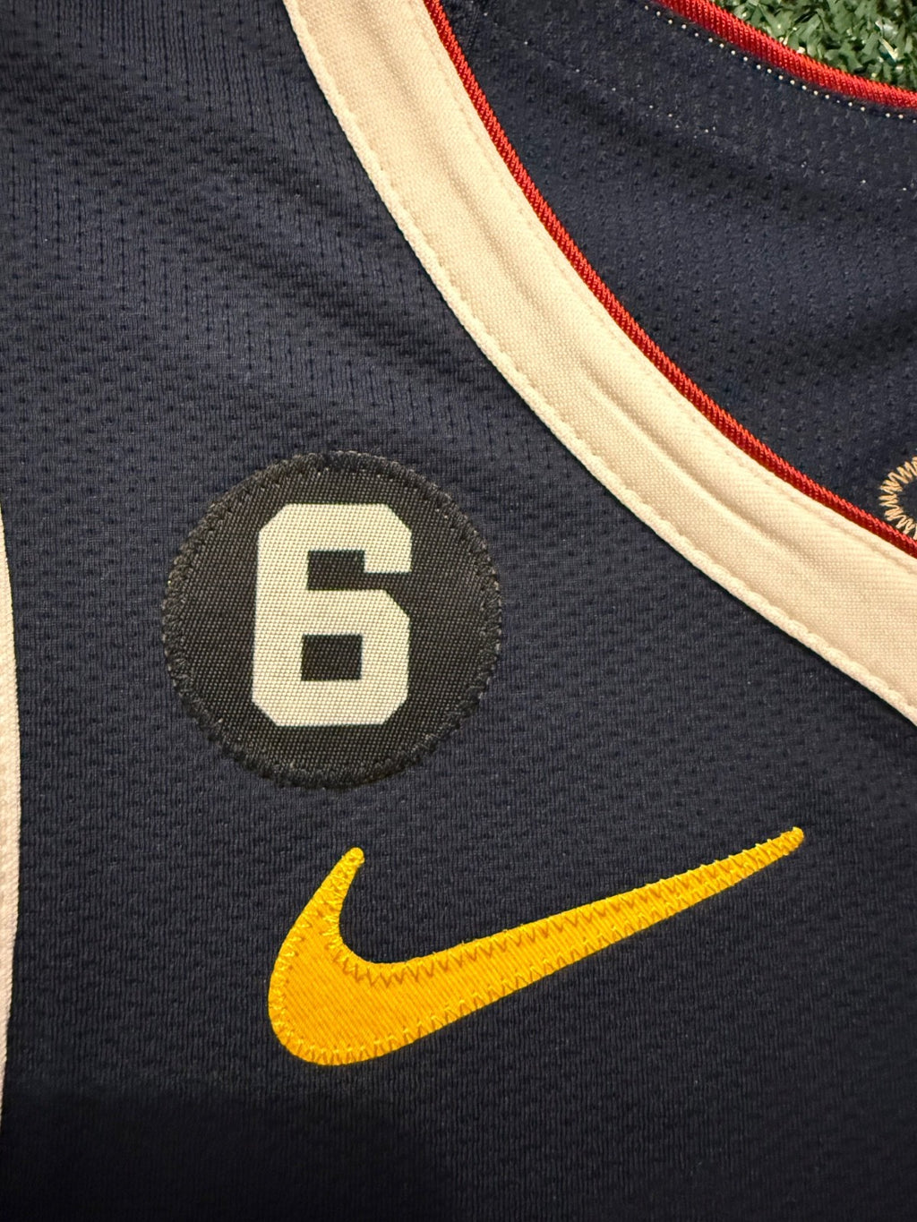Nikola Jokic Denver Nuggets Jersey #15 Nike ADV Authentic Navy Size 48 (L) NBA