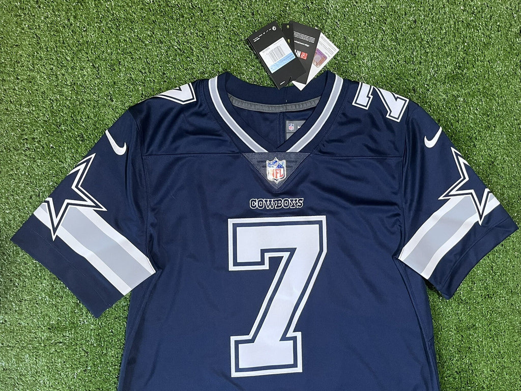 Trevon Diggs Dallas Cowboys Jersey #7 Nike Vapor Limited Navy Size (Medium) NFL