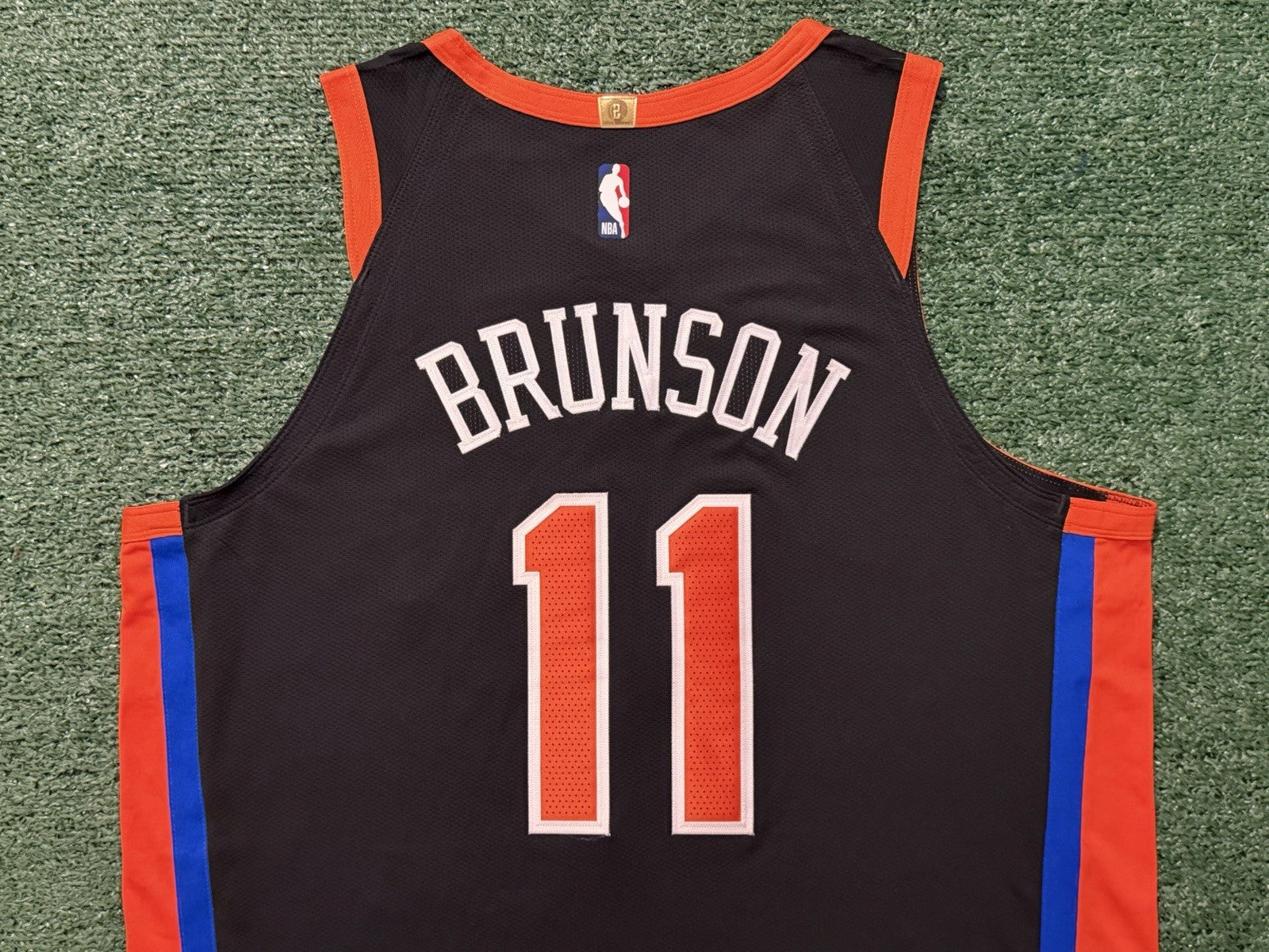 Jalen Brunson New York Knicks Jersey #11 Nike ADV Authentic Black Size 52 (XL) NBA
