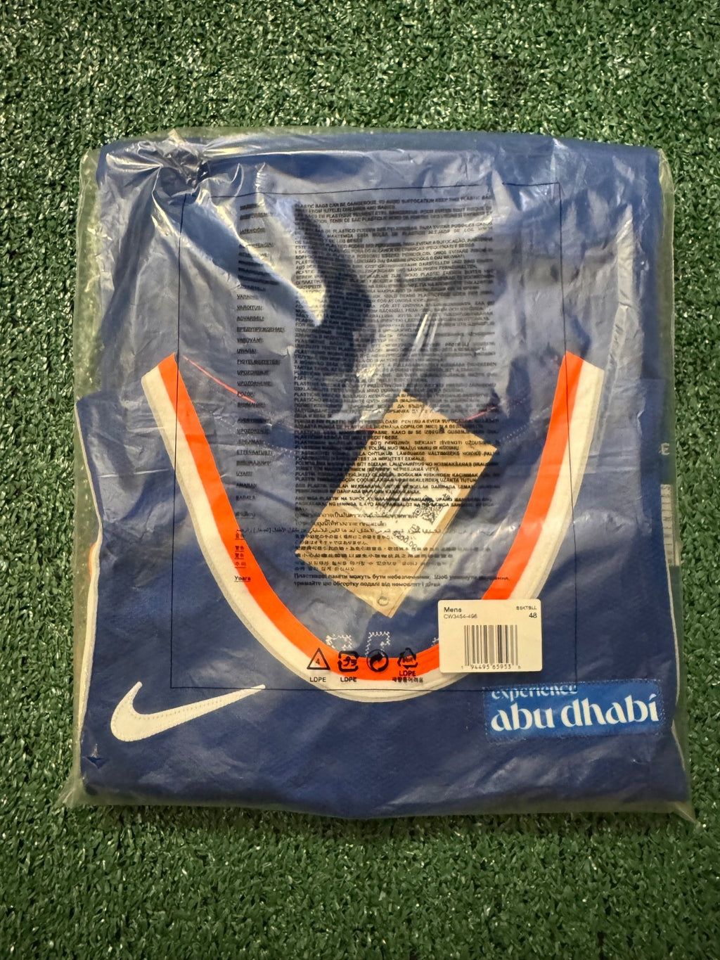 Jalen Brunson New York Knicks Jersey #11 Nike ADV Authentic Blue Size 48 (L) NBA