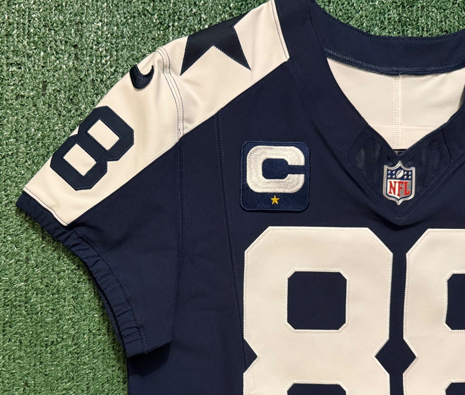 Ceedee Lamb Dallas Cowboys jersey #88 Nike Vapor FUSE Elite Navy size 40 (Medium) NFL