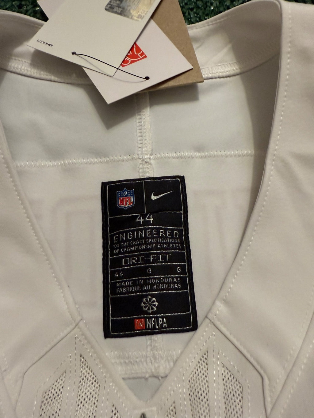 Christian McCaffrey San Francisco 49ers Jersey #23 Nike Vapor FUSE Elite White Size 44 (Large) NFL