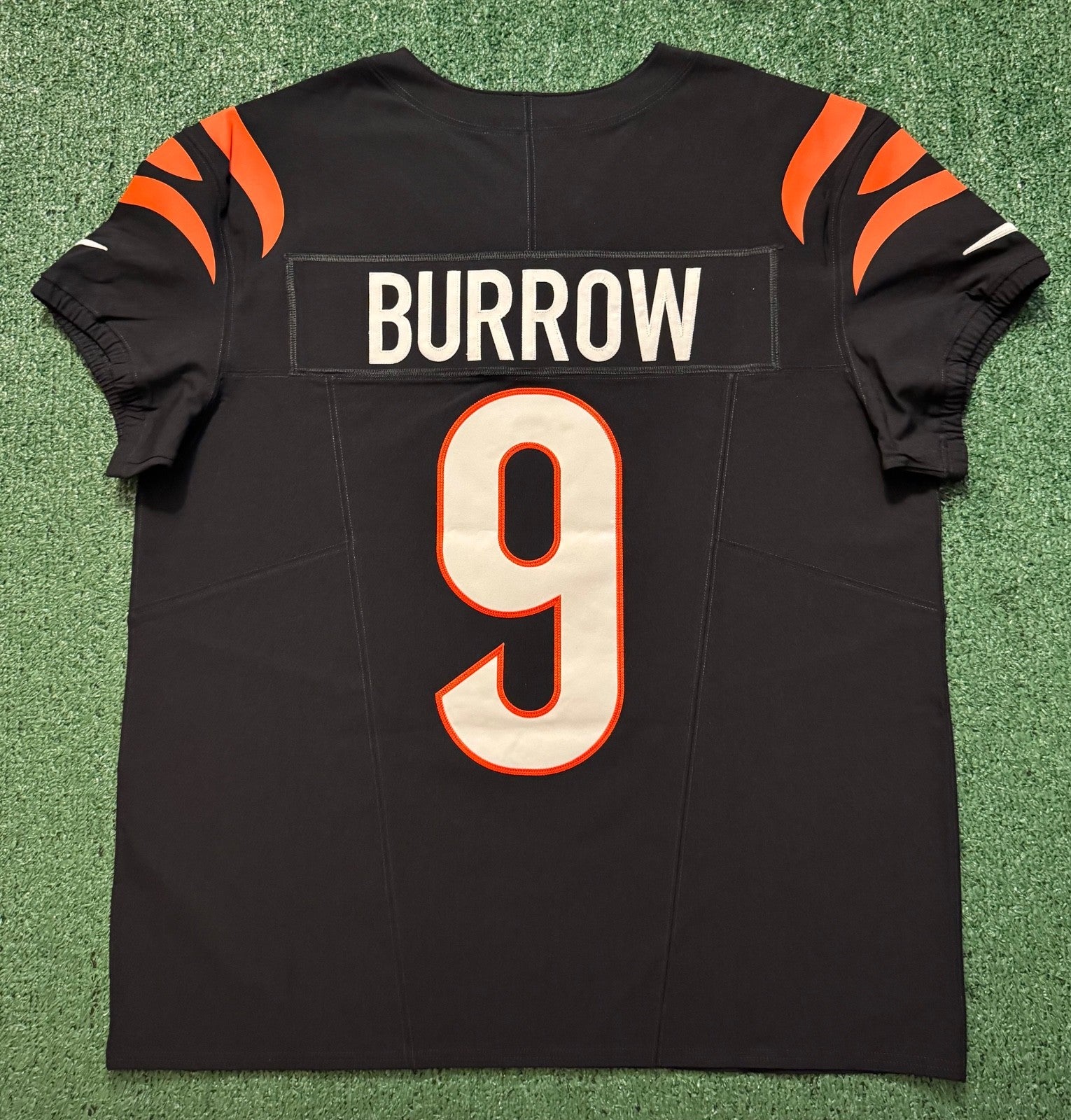 Joe Burrow Cincinnati Bengals Jersey #9 Nike Vapor FUSE Elite Black Size 48 (XL) NFL