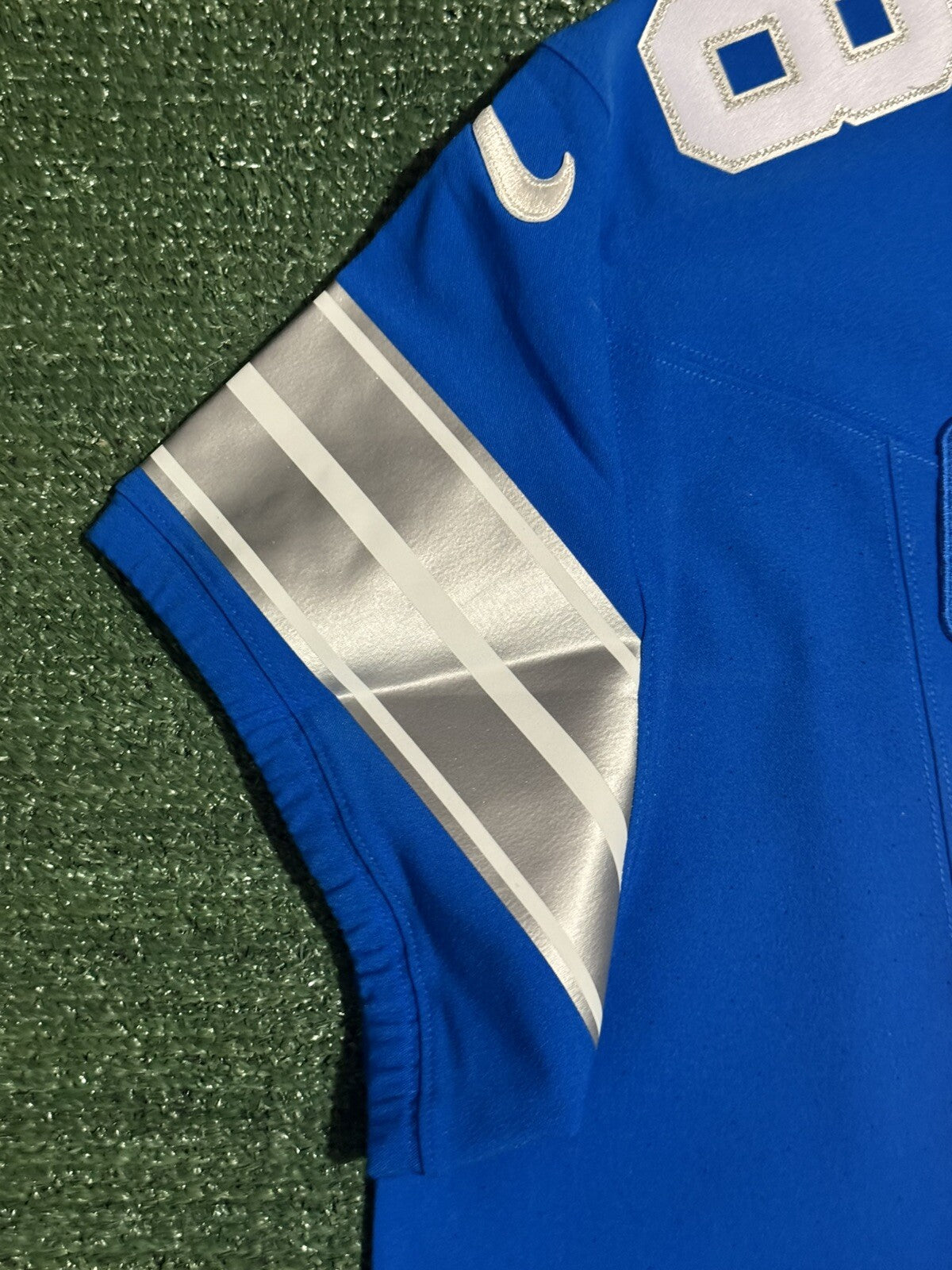 Penei Sewell Detroit Lions Jersey #58 Nike Vapor FUSE Elite Blue 48 (XL) NFL