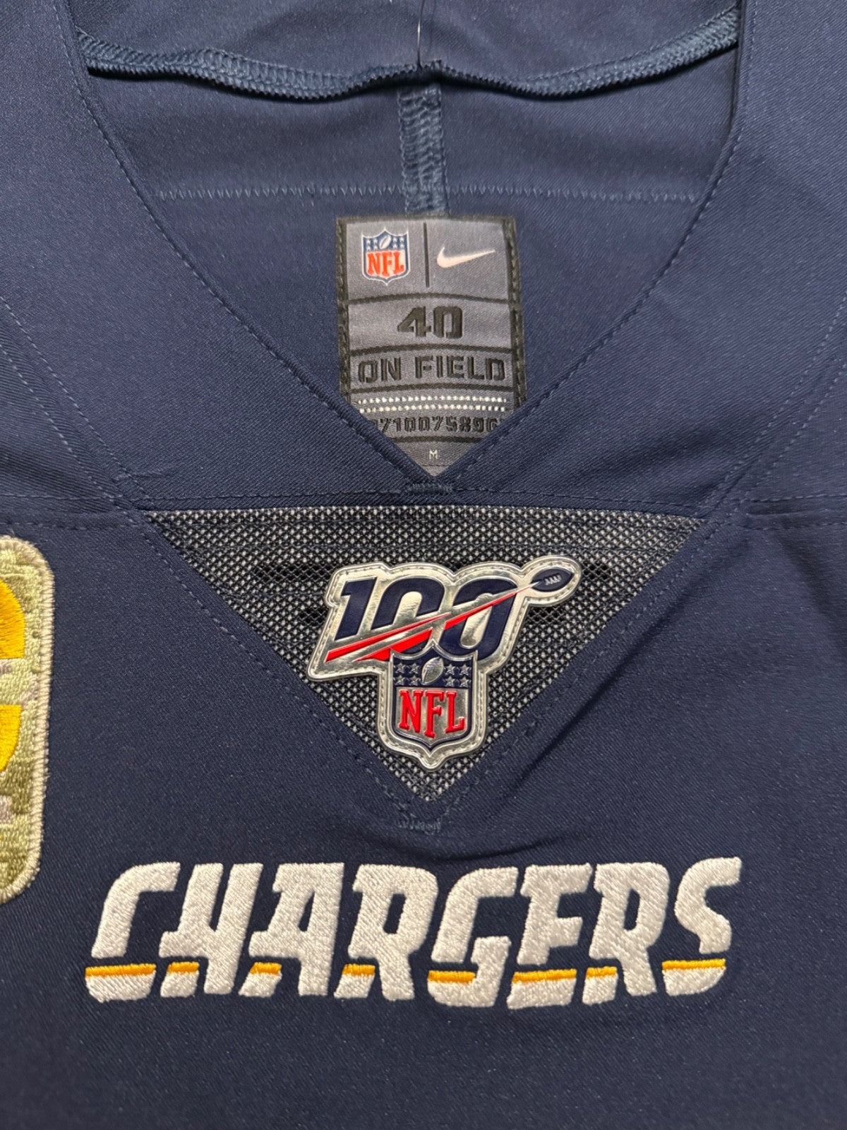 Philip Rivers Los Angeles Chargers Jersey #17 Nike Vapor Elite Navy Size 40 (M) NFL