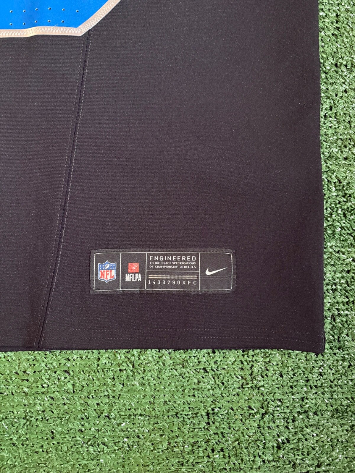 Penei Sewell Detroit Lions Jersey #58 Nike Vapor FUSE Elite Black 44 (Large) NFL